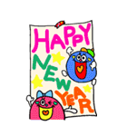 BIG★Rienbow年末年始デカ文字スタンプ再販（個別スタンプ：6）