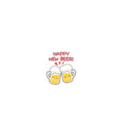 ちっちゃすぎ♡おもち＆シマエナガのお正月（個別スタンプ：23）