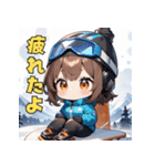 スノボガールのウィンタースマイル（個別スタンプ：29）