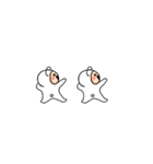 ▶︎動く！超ちいさいしろくまタイツまる②（個別スタンプ：22）