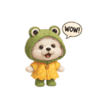 トイプードルの雪ちゃんの日常生活（個別スタンプ：4）