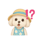 トイプードルの雪ちゃんの日常生活（個別スタンプ：10）