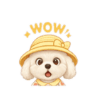 トイプードルの雪ちゃんの日常生活（個別スタンプ：13）