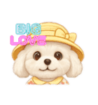 トイプードルの雪ちゃんの日常生活（個別スタンプ：14）