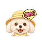 トイプードルの雪ちゃんの日常生活（個別スタンプ：16）