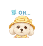 トイプードルの雪ちゃんの日常生活（個別スタンプ：17）