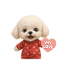 トイプードルの雪ちゃんの日常生活（個別スタンプ：23）