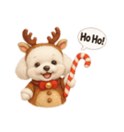 トイプードルの雪ちゃんの日常生活（個別スタンプ：36）