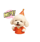 トイプードルの雪ちゃんの日常生活（個別スタンプ：39）