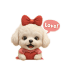 トイプードルの雪ちゃんの日常生活（個別スタンプ：40）