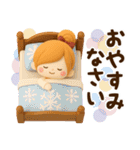 ずっと使える♡冬じまい、年末年始【3D】（個別スタンプ：7）