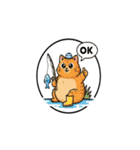 釣れるまでがんばる猫（個別スタンプ：36）