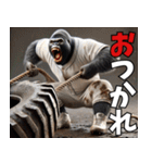 ゴリラ×高校野球！目指せ甲子園！第三弾！（個別スタンプ：5）