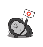 とにかくやる気が出ないゴリラのスタンプ（個別スタンプ：11）