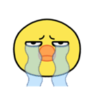 なまら目つき悪いヒヨコのスタンプ（個別スタンプ：35）