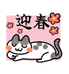 あけおめ！猫お年賀スタンプ（個別スタンプ：6）