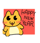 あけおめ！猫お年賀スタンプ（個別スタンプ：13）