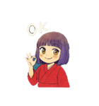 座敷わらしちゃん。（個別スタンプ：2）