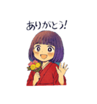 座敷わらしちゃん。（個別スタンプ：8）