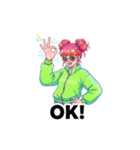 毎日つかえるY2K英語スタンプ（個別スタンプ：4）