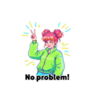 毎日つかえるY2K英語スタンプ（個別スタンプ：6）