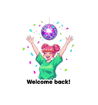 毎日つかえるY2K英語スタンプ（個別スタンプ：17）