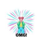 毎日つかえるY2K英語スタンプ（個別スタンプ：21）