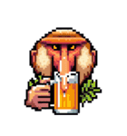 シュールなテングザルのスタンプ（個別スタンプ：27）