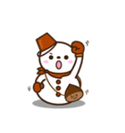 飛び出す！スタンプ■雪だるまver.■（個別スタンプ：7）