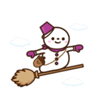 飛び出す！スタンプ■雪だるまver.■（個別スタンプ：10）