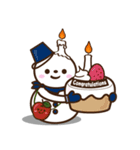 飛び出す！スタンプ■雪だるまver.■（個別スタンプ：14）