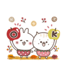おひとよしウサぴょん＊ほんわか秋の日常（個別スタンプ：2）