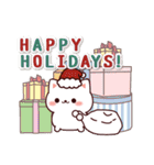 飛びだす♪マシュマロねこちゃん【秋・冬】（個別スタンプ：23）