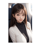 海外に行く女の子2写真（個別スタンプ：12）