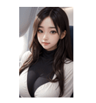 海外に行く女の子2写真（個別スタンプ：22）