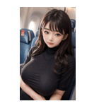 海外に行く女の子2写真（個別スタンプ：26）