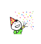 第7弾やさしい人類 毎年使える 冬（個別スタンプ：10）