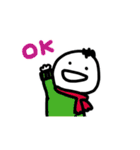 第7弾やさしい人類 毎年使える 冬（個別スタンプ：31）