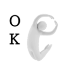 白いの★よく使う（個別スタンプ：8）