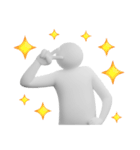 白いの★よく使う（個別スタンプ：16）
