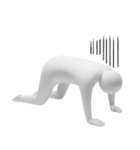 白いの★よく使う（個別スタンプ：19）