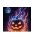 【 ハロウィンのホログラムスタンプです 】（個別スタンプ：21）