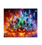 【 ハロウィンのホログラムスタンプです 】（個別スタンプ：24）