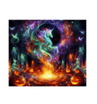 【 ハロウィンのホログラムスタンプです 】（個別スタンプ：26）