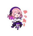 ベレー帽のキュートアイドル（個別スタンプ：5）