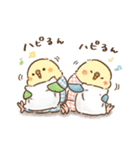 部屋着・パジャマなインコ（個別スタンプ：29）