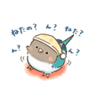 部屋着・パジャマなインコ（個別スタンプ：35）