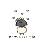 ぶりっ子なへんてこなひつじ（個別スタンプ：33）