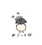 ぶりっ子なへんてこなひつじ（個別スタンプ：35）