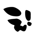 とりあえず相づち、シンプル筆文字（個別スタンプ：4）